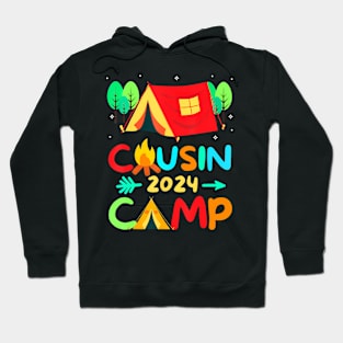 Cousin Camp 2024 Family Vacation Summer Camping Crew Match Hoodie